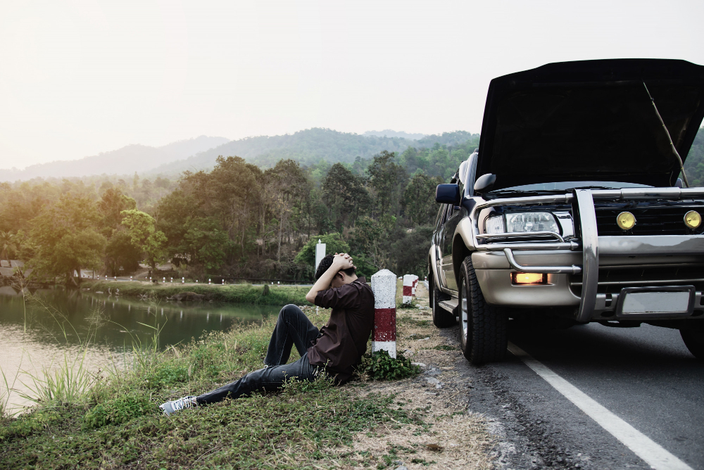 breakdown with a car